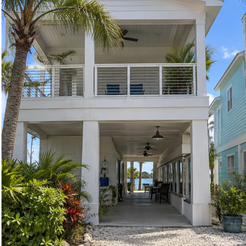 After cleaning: before and after photos of a Bradenton Beach rebuilt home and storefront