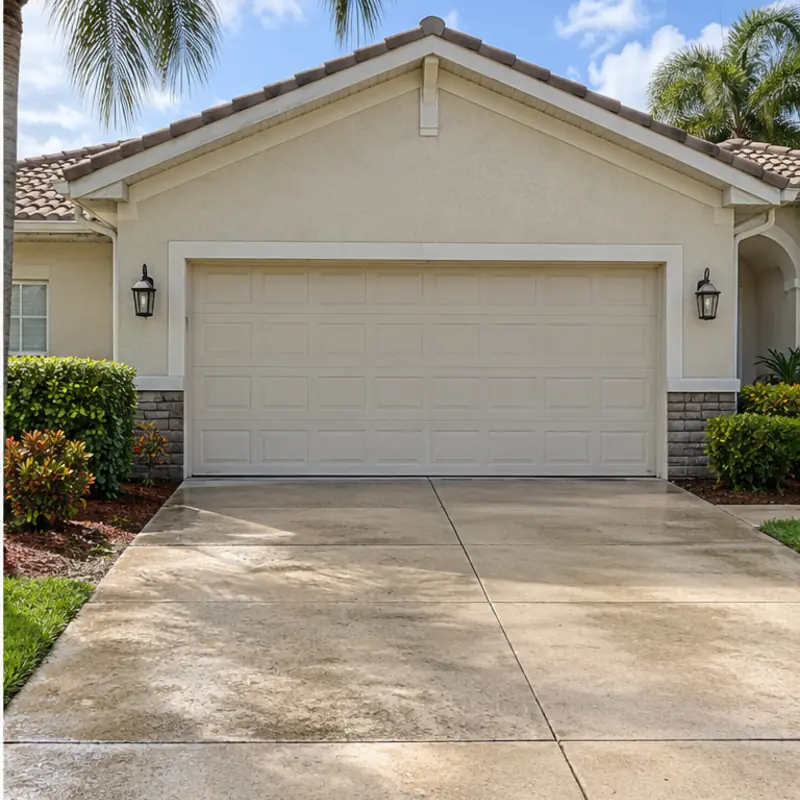 HOA exterior cleaning example after washing
