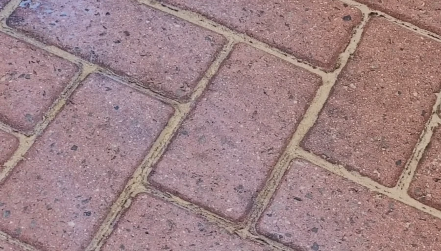 Brick paver polymeric sand restoration and joint sanding service in Bradenton FL