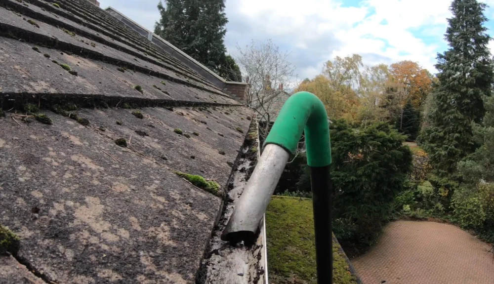 Recent gutter cleaning results in Bradenton, FL